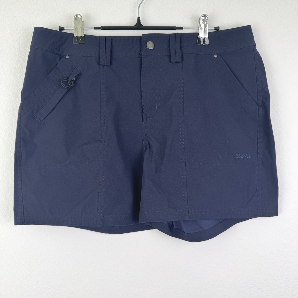 Willit Hiking Shorts Womens 10 Navy Blue Excellent Outdoor Gorpcore Athleisure